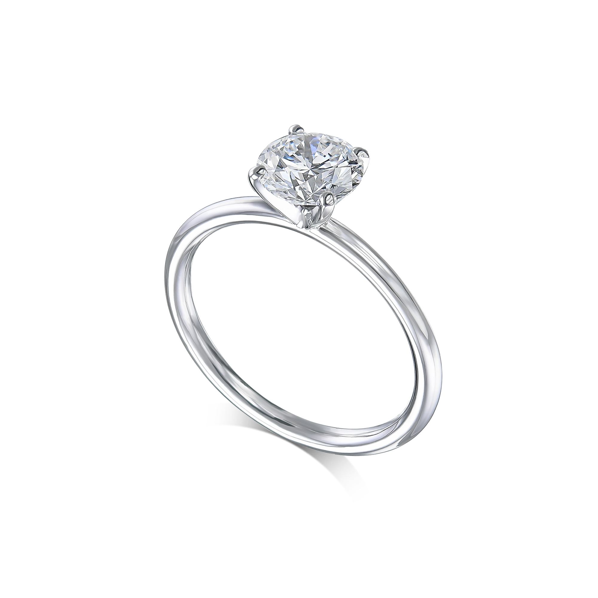586: White Gold 14K VIR-GIA-1-EVVS2-RD-LG