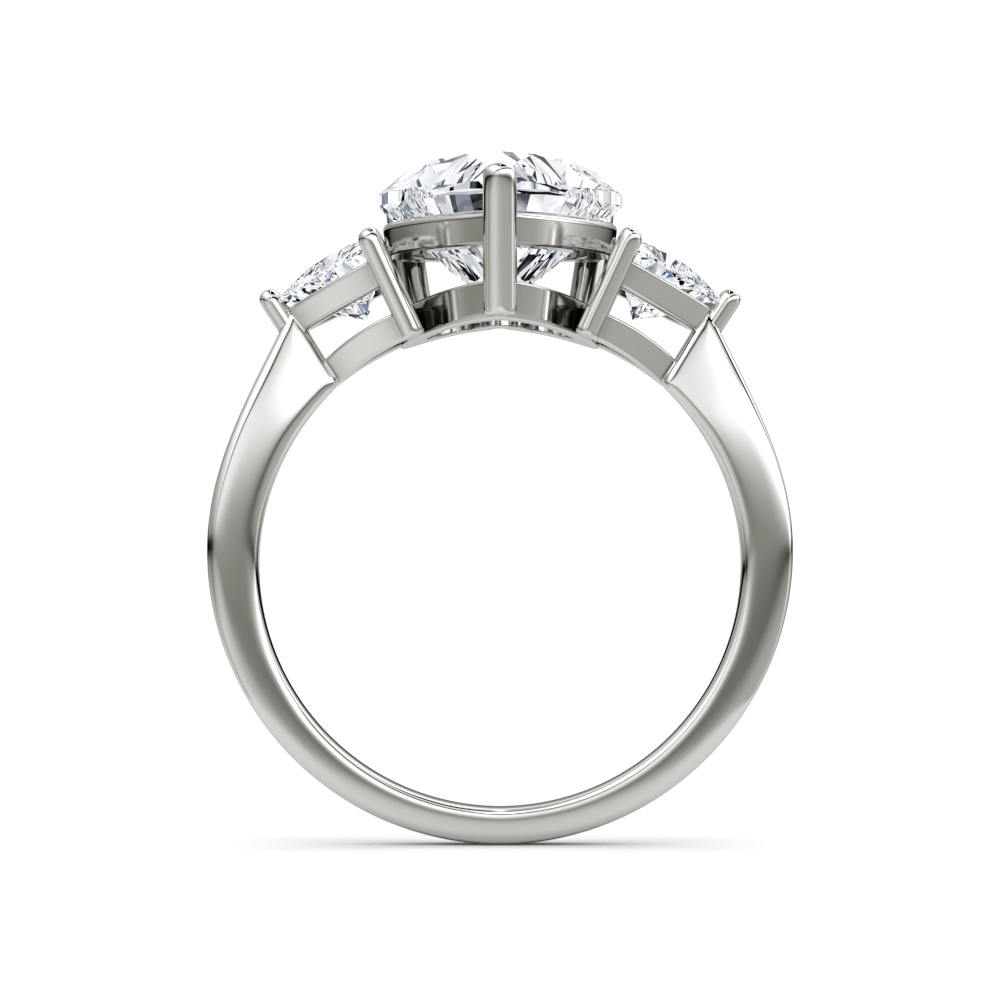 638B: White Gold 14K V3FVVS2HRT SS_FVS_HEART