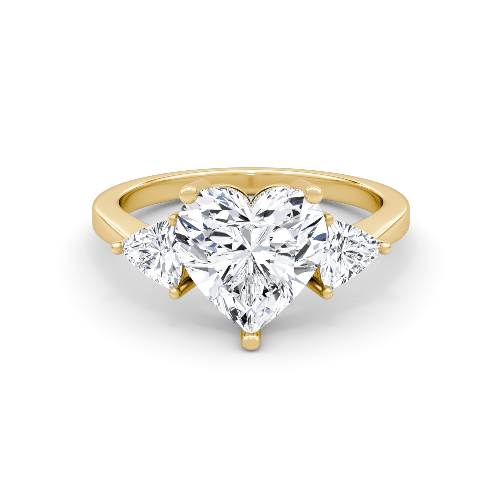 638B: White Gold 14K V3FVVS2HRT SS_FVS_HEART