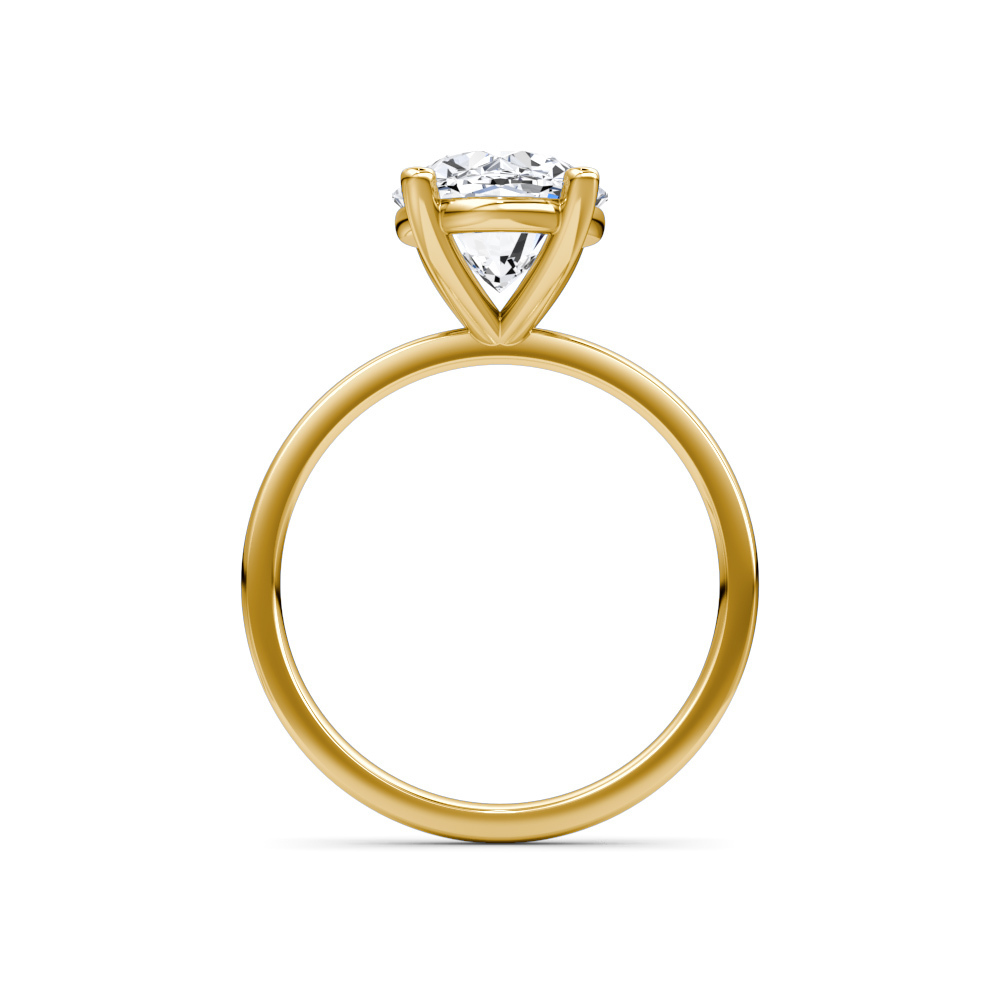 612B: Yellow Gold 14K VIR-5-FVS1-OVAL-LG
