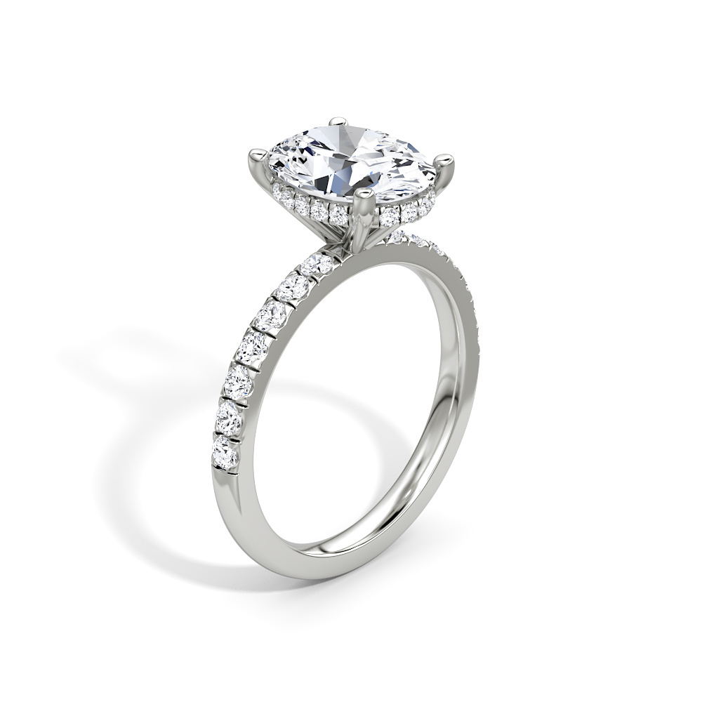 443d: Rose Gold 14K VIR-3-FVS1-OVAL-LG SS_FVS_ROUND