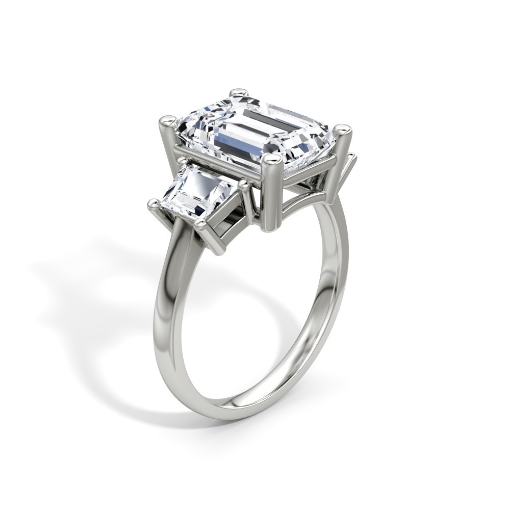 542EMR: White Gold 14K V3DVS1EMR SS_FVS2_TRPZ