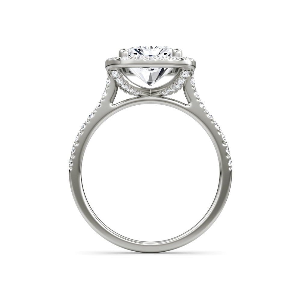 707: White Gold 14K VIR-3-EVVS2-RAD-LG SS_FVS_ROUND