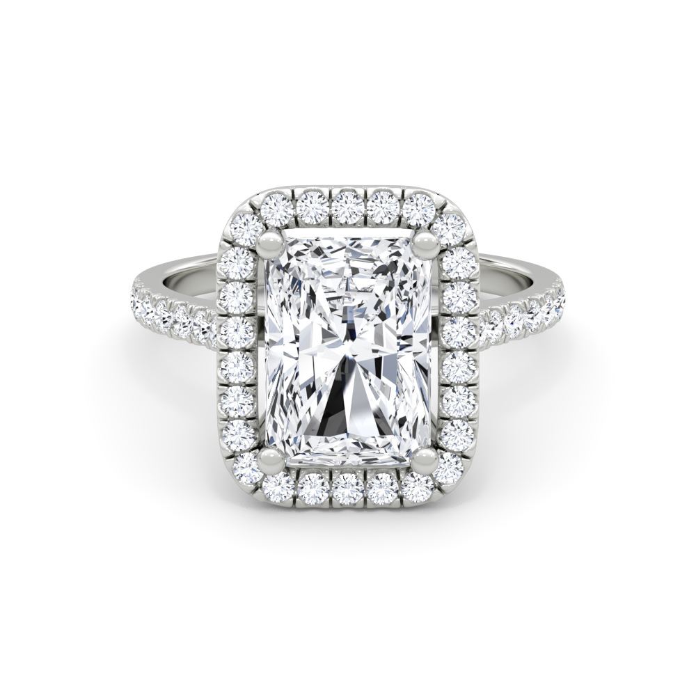 707: White Gold 14K VIR-3-EVVS2-RAD-LG SS_FVS_ROUND