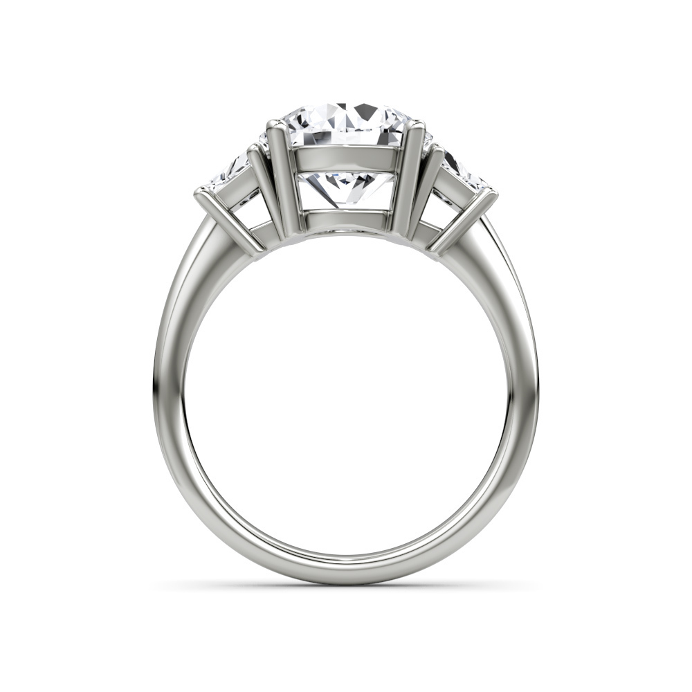 571B: White Gold 14K RGFE-4.29-DVVS1-RD-GIA SS_FVS2_TRPZ