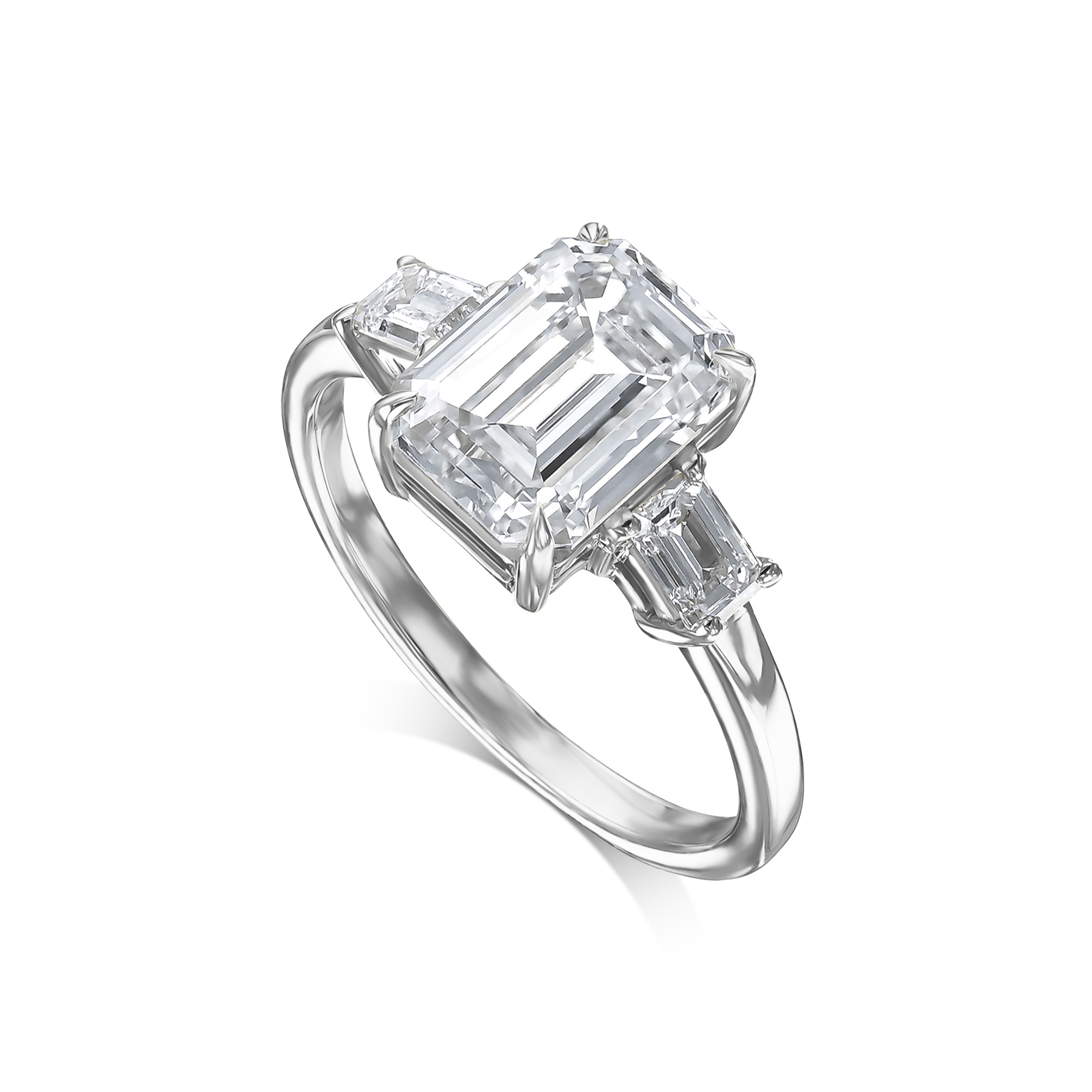 559: White Gold 14K VIR-3-EVVS2-EMR-LG SS_FVS_EMERALD