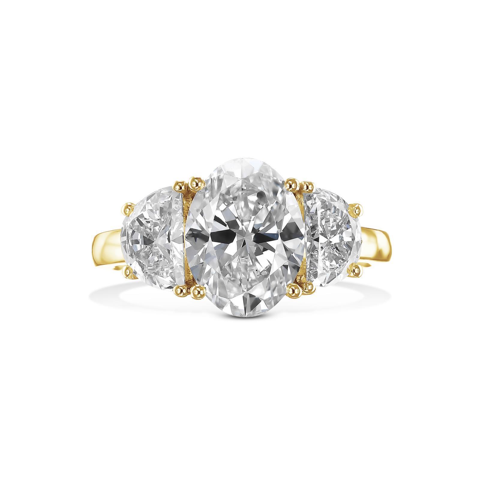 524: White Gold 14K VIR-3-EVVS2-Oval-LG SS_FVS_HALFMOON