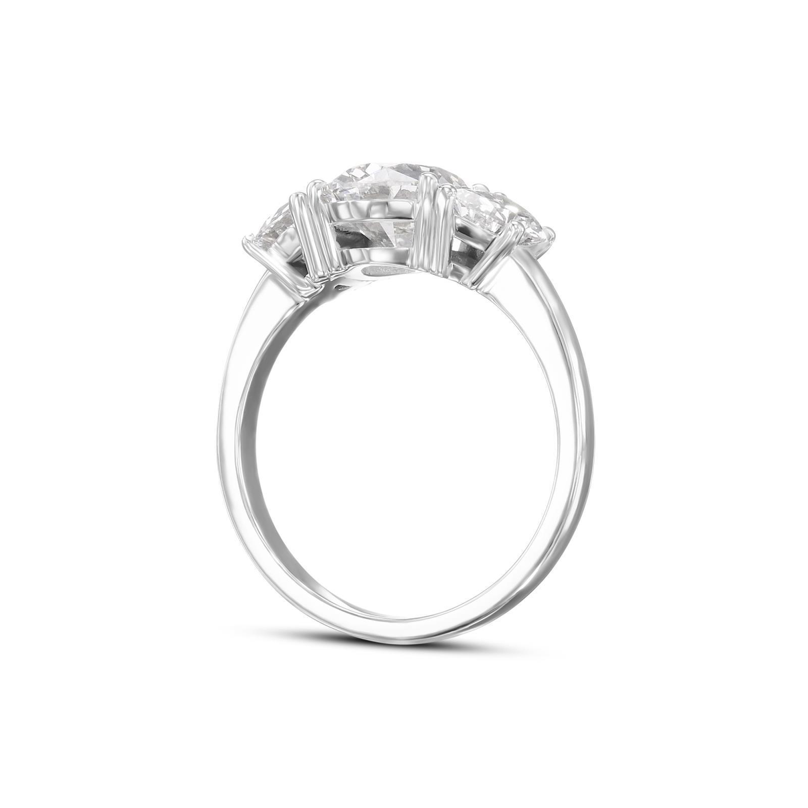 524: White Gold 14K VIR-3-EVVS2-Oval-LG SS_FVS_HALFMOON