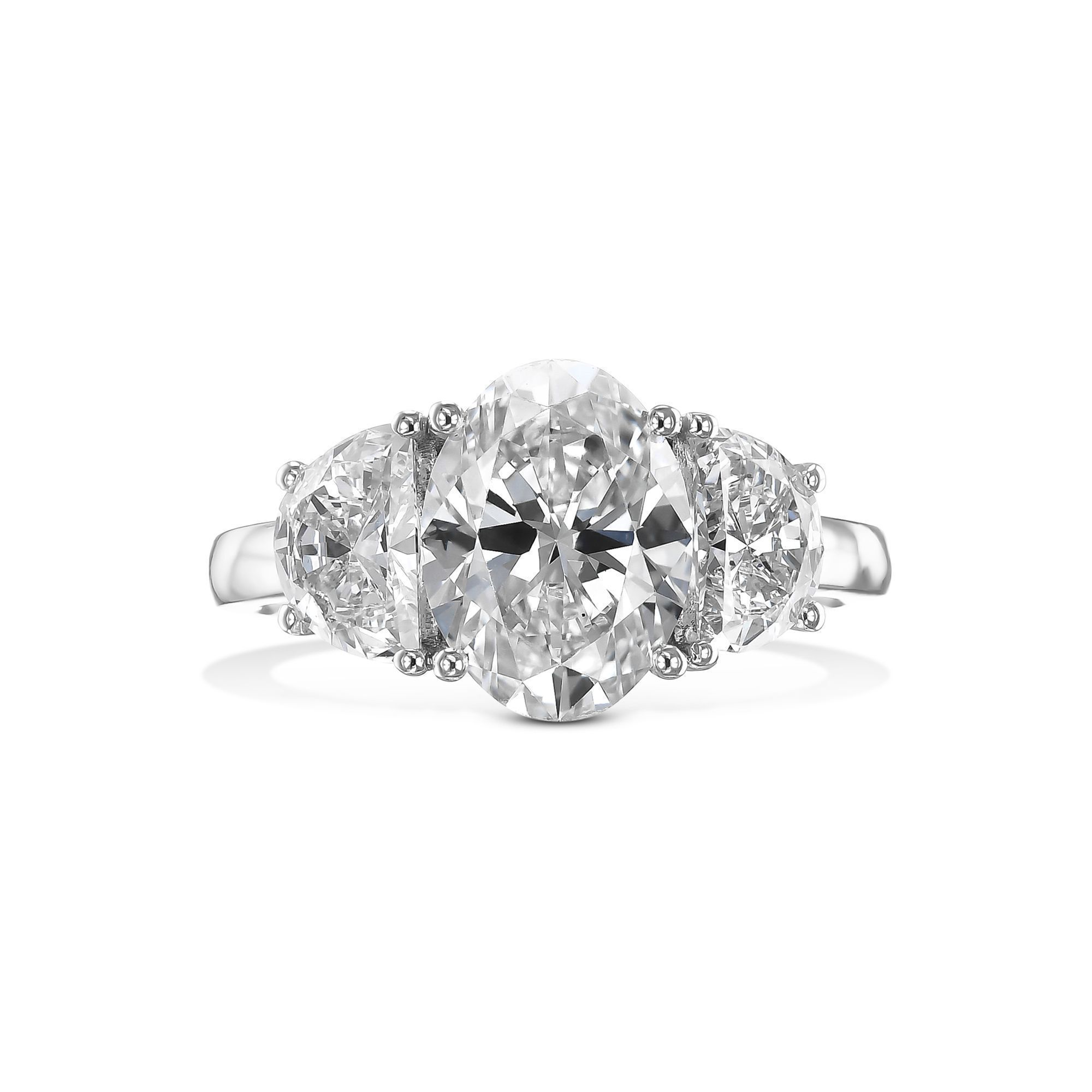524: White Gold 14K VIR-3-EVVS2-Oval-LG SS_FVS_HALFMOON