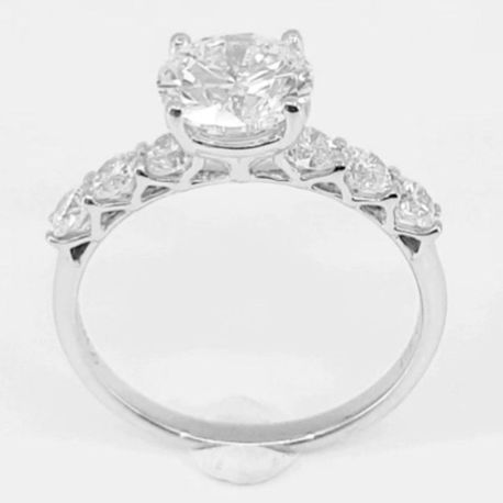 Carat 18K White Gold Solitaire with G / SI1 Diamonds