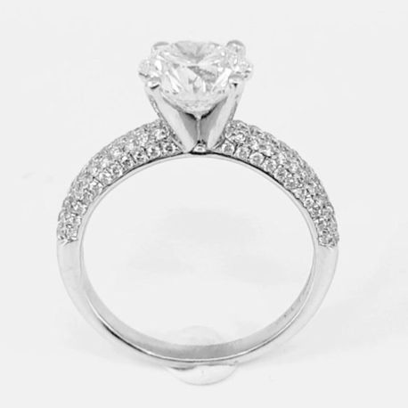 Carat 950 Platinum Solitaire with E / SI2 Diamonds