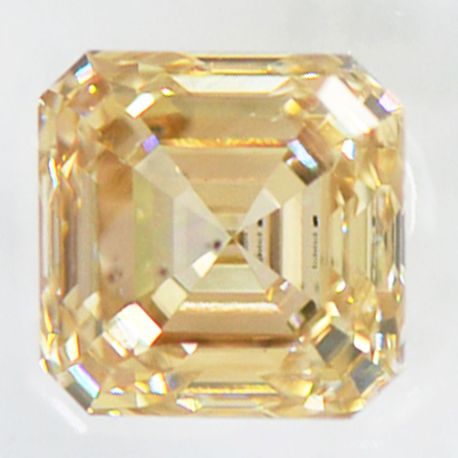 Brown Diamond Asscher Shape Natural Fancy Color 1.07 Carat SI1 IGI Certificate