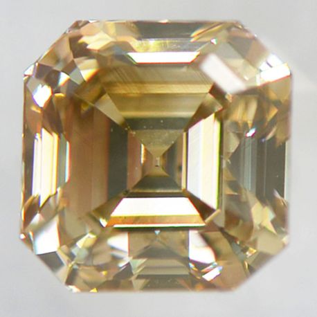 Asscher Shape Diamond Fancy Brown Color Loose 1.03 Carat VS2 IGI Certificate
