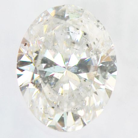 Oval Shaped Diamond 0.70 Carat D Color SI2 IGI Certified