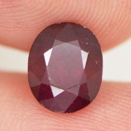 Loose Red Ruby Oval Shaped Natural Gemstone 2.31 Carat