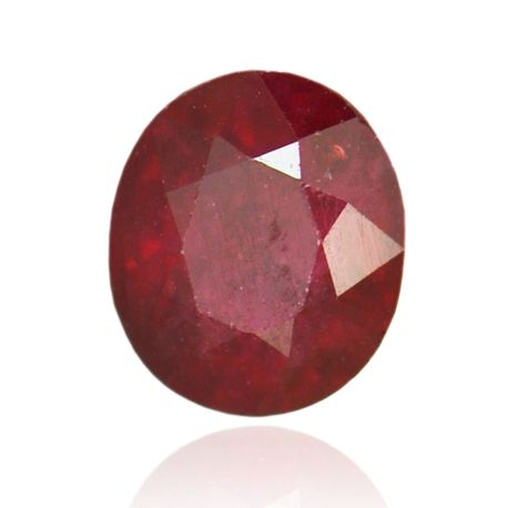 Red Cushion Cut Ruby Natural Gemstone Loose 1.98 Carat 