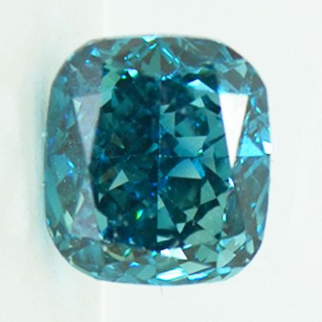 Fancy Blue Cushion Cut Diamond Certified 1.18 Carat VVS2