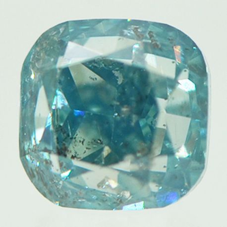 Cushion Shape Diamond Fancy Blue SI2 1.01 Carat