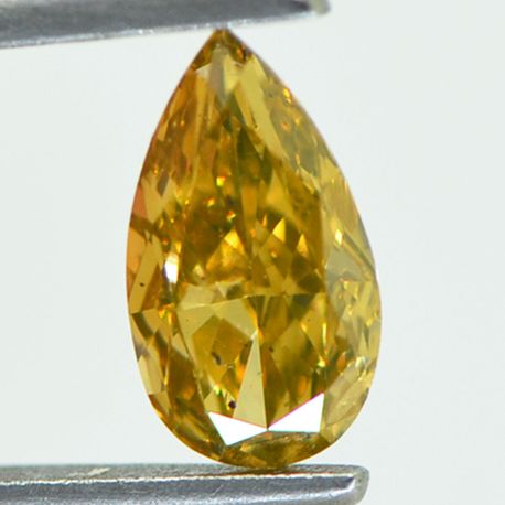 Pear Shape Diamond Fancy Brownish Orange 1.02 Carat VS2