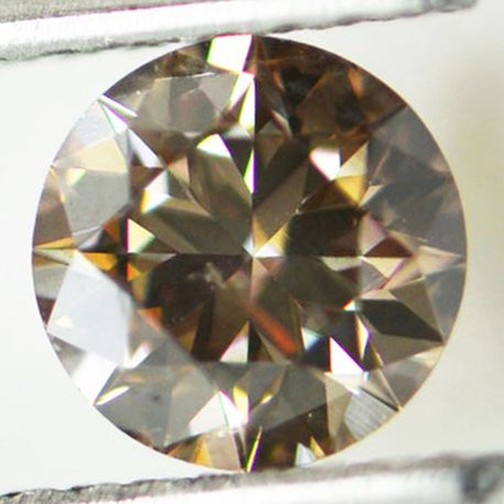 Natural Fancy Brown Round Diamond 1.22 Carat VS2