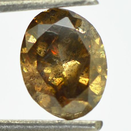 Loose Fancy Brown Oval Shape Diamond 1.32 Carat I1