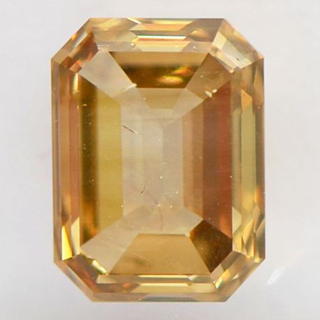 Emerald Diamond Fancy Brown 1.52 Carat SI1 IGI Certificate