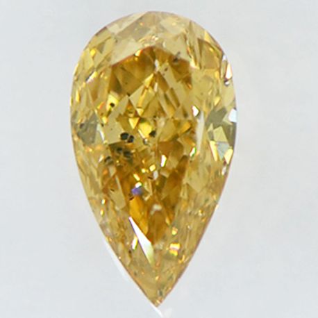 Pear Shape Diamond Fancy Brown 0.62 Carat SI2 IGI Certificate