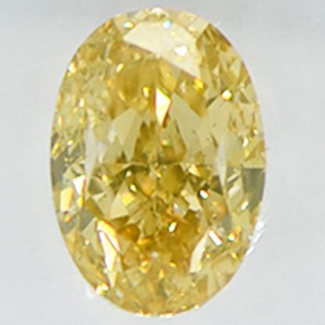 Oval Diamond Fancy Brownish Yellow 0.75 Carat VS2 IGI Certificate