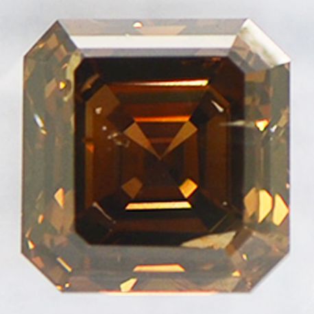 Asscher Cut Diamond 2 Carat Brown Color SI2 IGI Certificate