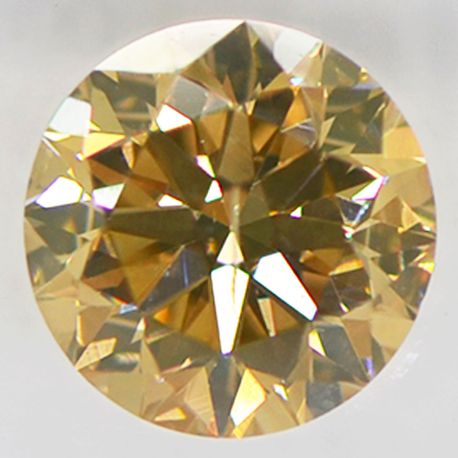 Round Cut Diamond Natural Fancy Brown Color 1.00 Carat SI2 IGI Certificate