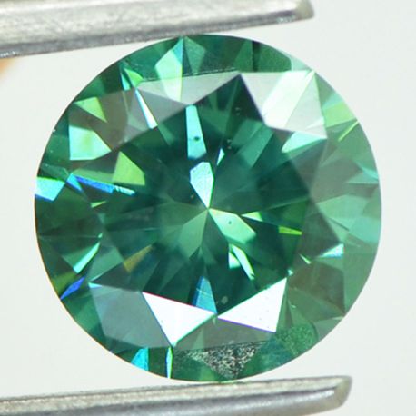 Round Shape Diamond Loose Fancy Green 1.86 Carat VS2