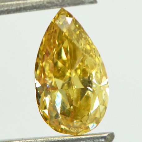Pear Shape Diamond Fancy Brownish Yellow 1.00 Carat SI1