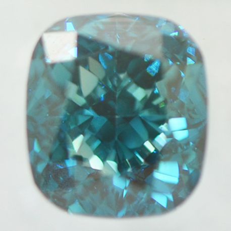 Cushion Diamond Fancy Blue Loose 1.39 Carat VS1 IGI Certified 
