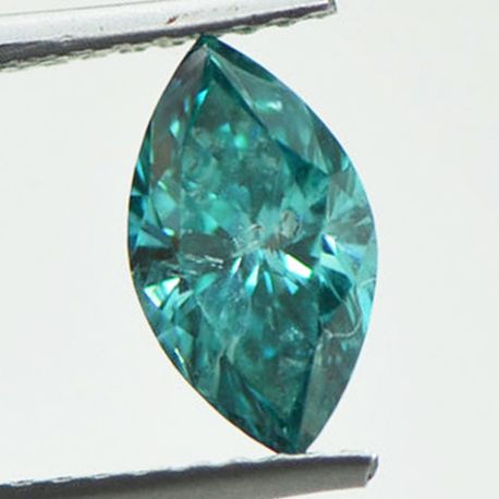 Marquise Diamond Fancy Blue 1.01 Carat SI1