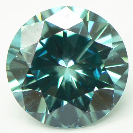 Round Diamond Fancy Blue 0.42 Carat SI1 IGI Certified