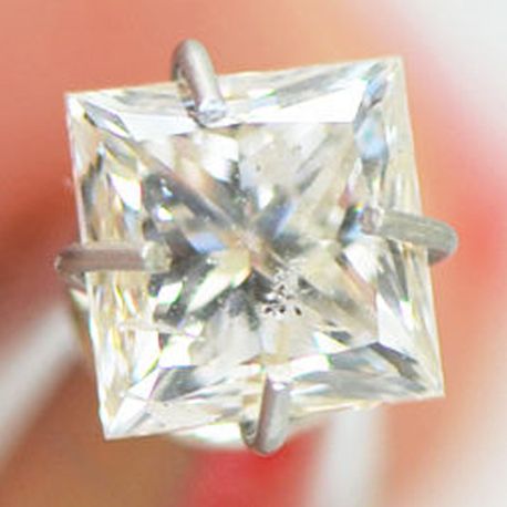 Loose Princess Diamond 1.01 Carat G SI1 Certified 5.23 MM