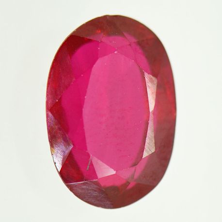 Oval Cut Ruby Gemstone Red Color Lab Created Loose 9.39 Carat