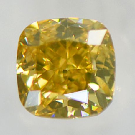 Cushion Shape Diamond Fancy Brown Yellow Loose 0.50 Carat VS1 IGI Certificate