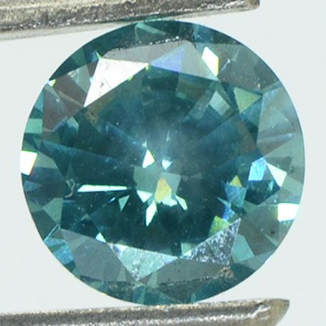 Round Cut Diamond Fancy Blue Color 1.50 Carat VS2