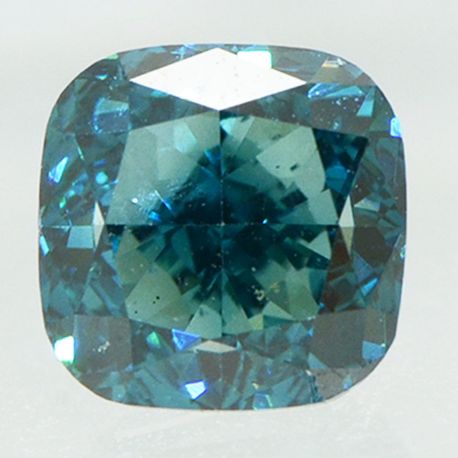 Cushion Cut Diamond Fancy Blue Color VS1 1.36 Carat