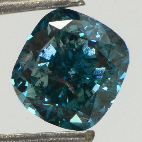 Cushion Cut Diamond Fancy Blue Color 1.51 Carat SI2