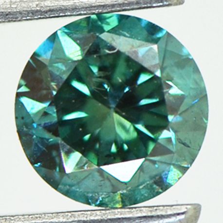 Loose Round Diamond Fancy Blue 0.61 Carat VS2