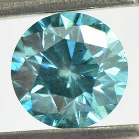 Loose Blue Round Diamond 1.22 Carat SI1