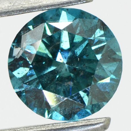 Fancy Blue Round Diamond Loose 1.07 Carat SI1