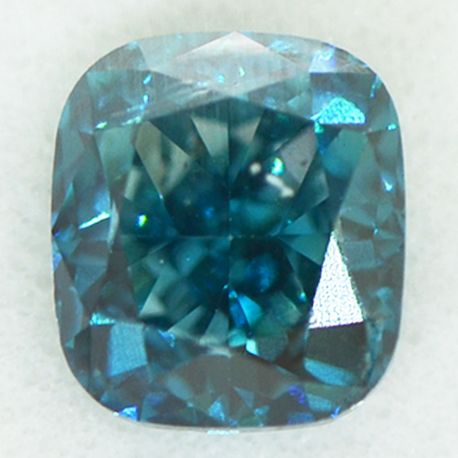 Cushion Cut Diamond Fancy Blue Color VS2 1.17 Carat