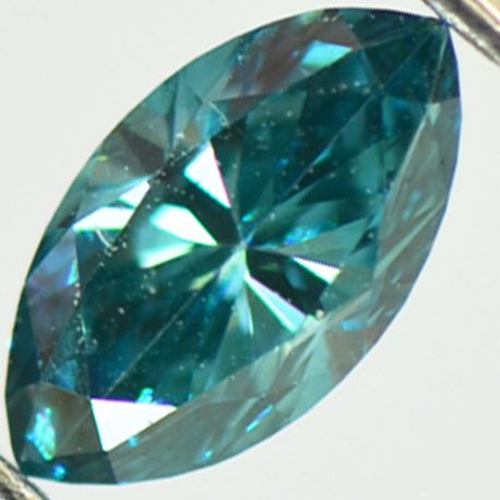 Marquise Shape Diamond Fancy Blue Color 0.53 Carat VS1