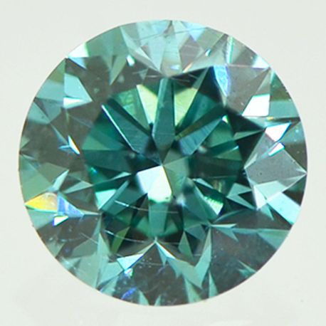 Round Cut Diamond Loose Fancy Blue 0.49 Carat VS1