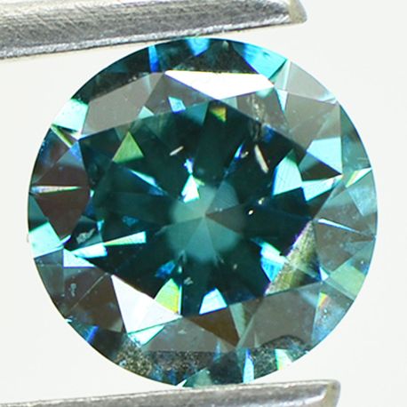 Round Diamond Fancy Blue Color 1.16 Carat SI1