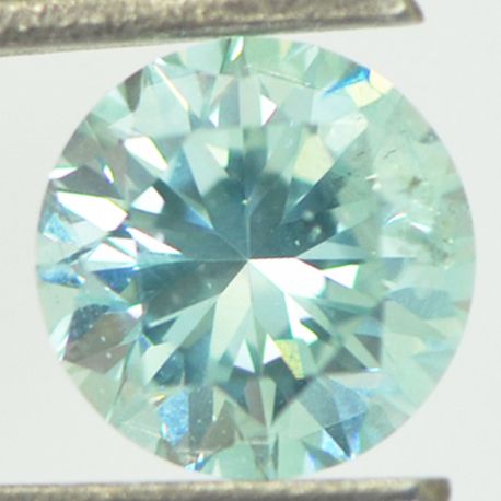 Round Shape Diamond Blue Color SI1 1.85 Carat Certified