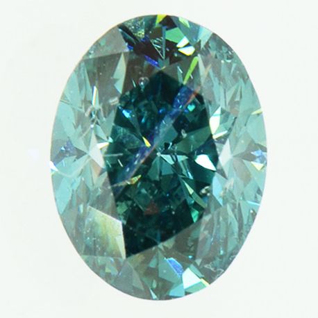 Loose Oval Diamond Fancy Blue 1.03 Carat VS2